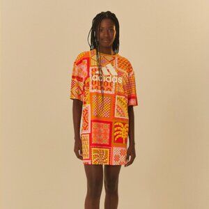 Farm Rio x Adidas Solar Kaleidoscope Printed Dress NWT (Size L)